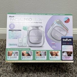 NIB Shark FacialPro Glow, At Home Hydro-Powered Facial System